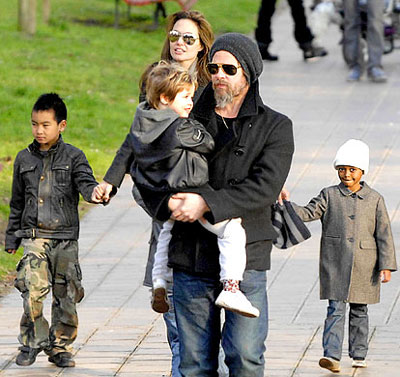 Budapest School Opens Its Doors to the Jolie-Pitt Flock | Celebrities